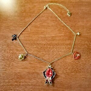 Rare Vintage Betsey Johnson Vampire Bat Necklace